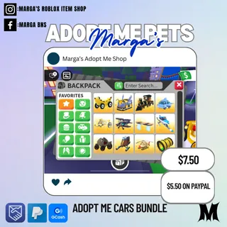 adopt me cars bundle