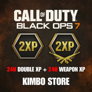 Call of Duty Black Ops 7 - (24) Hours Double XP Boost + Weapon XP Boost
