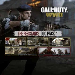 Call of Duty®: WWII - The Resistance: DLC Pack 1   (𝐈𝐍𝐒𝐓𝐀𝐍𝐓 𝐃𝐄𝐋𝐈𝐕𝐄𝐑𝐘)