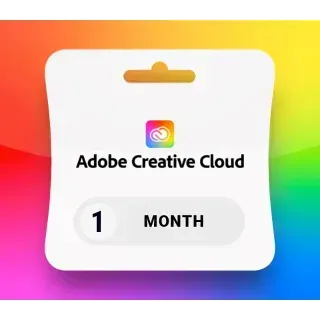 Adobe Creative Cloud 1 Month Key - GLOBAL