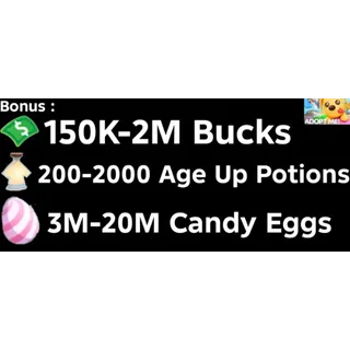 adopt me eggs and bucks
