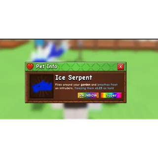 Rainbow Ice Serpent- [Grow A Garden 2]