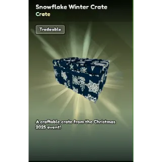 ALS Snowflake Crate x1000