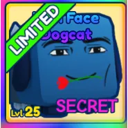 4x Shiny Man Face Dogcat