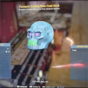 Glowing Bone Head