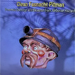 Clean Pitman mask