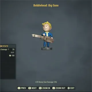 1000 Big gun bobble head