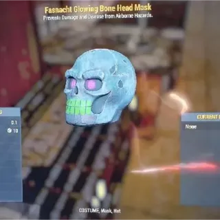 Glowing Bone Head