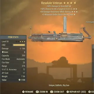 Resolute veteran