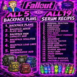 All Backpack  and Serum