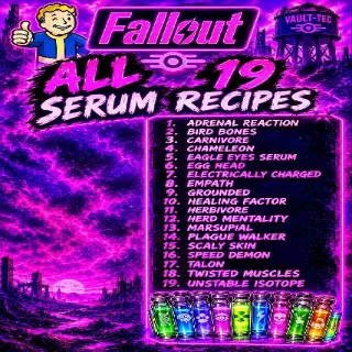 All 19 Serum Recipes