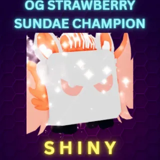 Shiny OG Strawberry Sundae Champion BGSI
