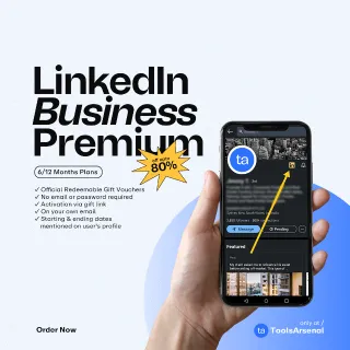 Linkedin Premium Business 6/12 Months Plans Gift Vouchers On Your Own Profile