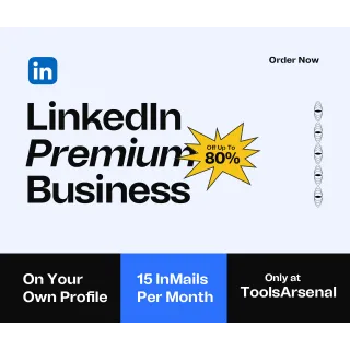 Linkedin Premium Business 12 Months Plans on Your Own Profile