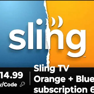 Sling TV Orange + Blue