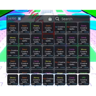 3X COLOSSAL CROSTINA GELIFIO (LVL 200-250 RANDOM MUTATIONS) 