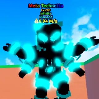 3x DIAMOND META TECHNETTA 8 M/S - 10 M/S ( LVL 200 )