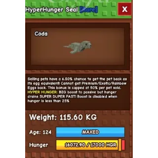 colossal seal 100kg plus !