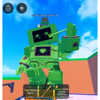 COLOSSAL EMERALD CUPITRON CONSOLETRON I ESCAPE TSUNAMI FOR BRAINROT