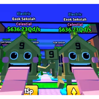 100x Esok Sekolah 636.23Qd/s I ESCAPE TSUNAMI FOR BRAINROTS 