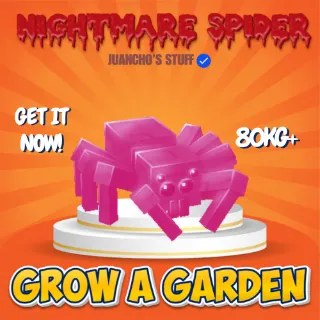 TITAN NIGHTMARE SPIDER 80KG+ I GROW A GARDEN