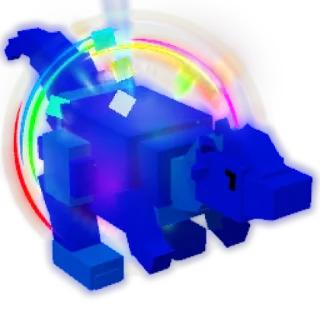 rainbow hatched Pachycephalosaurus