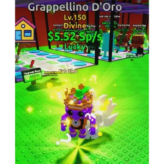 LUCKY grappellino d'oro 5.52 sp/s ( LEVEL 150) I ESCAPE TSUNAMI FOR BRAINROTS