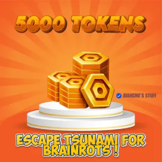 5000 TRADE TOKENS I ESCAPE TSUNAMI FOR BRAINROTS !