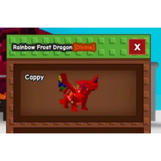 RAINBOW HATCHED FROST DRAGON 60KG PLUS!