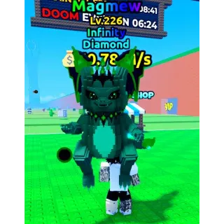 3x DIAMOND MAGMEW LVL 200-250 I ESCAPE TSUNAMI FOR BRAINROTS