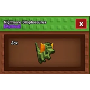 semi huge nightmare dilophosaurus 35kg plus !