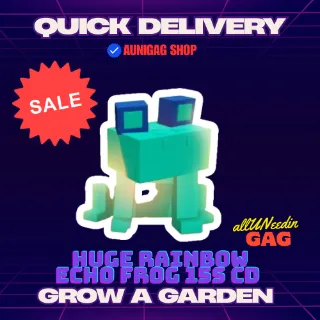 HUGE RAINBOW ECHO FROG 15S CD 