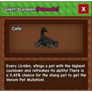 GIANT SCORPION