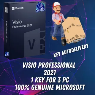 Microsoft Office Visio Professional 2021 3PC