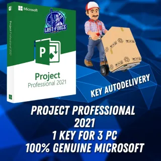 Microsoft Office Project Professional 2021 3PC