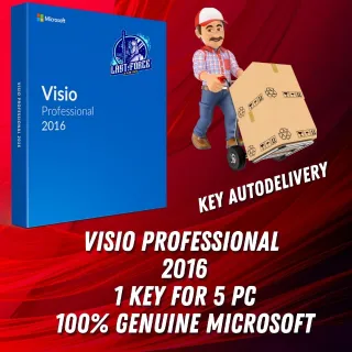 Microsoft Office Visio Professional 2016 5PC