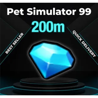 200M Gems Pet Simulator 99