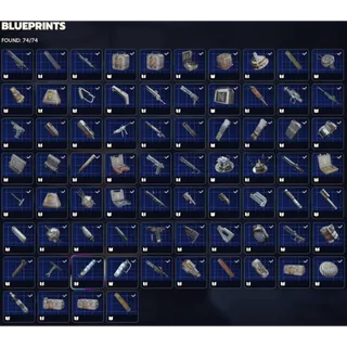 Arc Raiders All 74 Blueprints Bundle