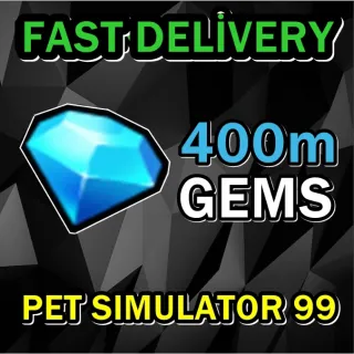 400M Gems Pet Simulator 99