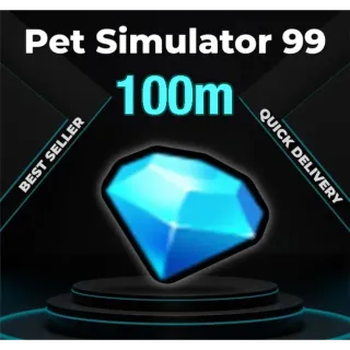 100M Gems Pet Simulator 99