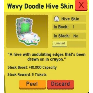 Wavy Doodle Hive - BSS - Bee Swarm