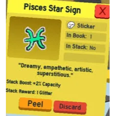 Pisces Star Sign - BSS - Bee Swarm 