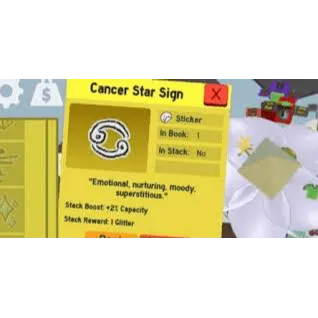 Cancer Star Sign - BSS - Bee Swarm