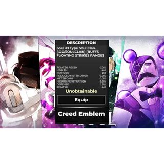 Creed Emblem - Type Soul