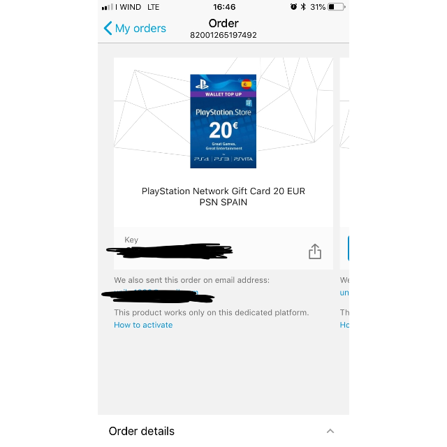 20 euro gift card ps4