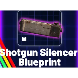 SHOTGUN SILENCER BLUEPRINT - LOWEST PRICE 