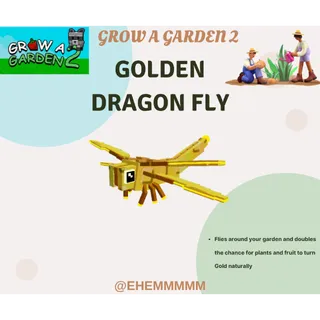 golden dragonfly