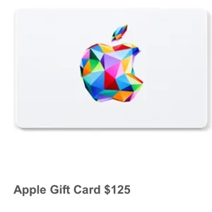 $125 Apple