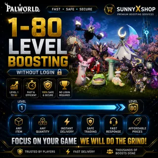 Palworld 1-80 level Boosting 