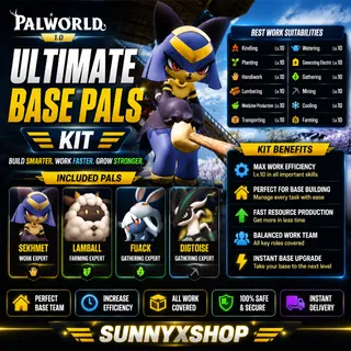 Palworld Ultimate Base pals Kit pals 5pals